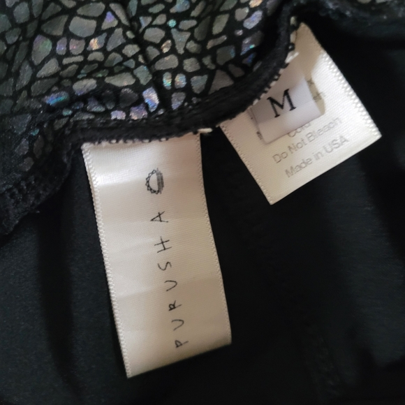 Purusha Iridescent Leggings, Women's Medium - Picture 2 of 5